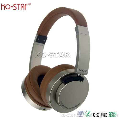 Wholesale Best Listening Costom Branded RoHs DJ Wired Headphones with Zinc Alloy Folding Band and Super Soft Leather Ear Pads